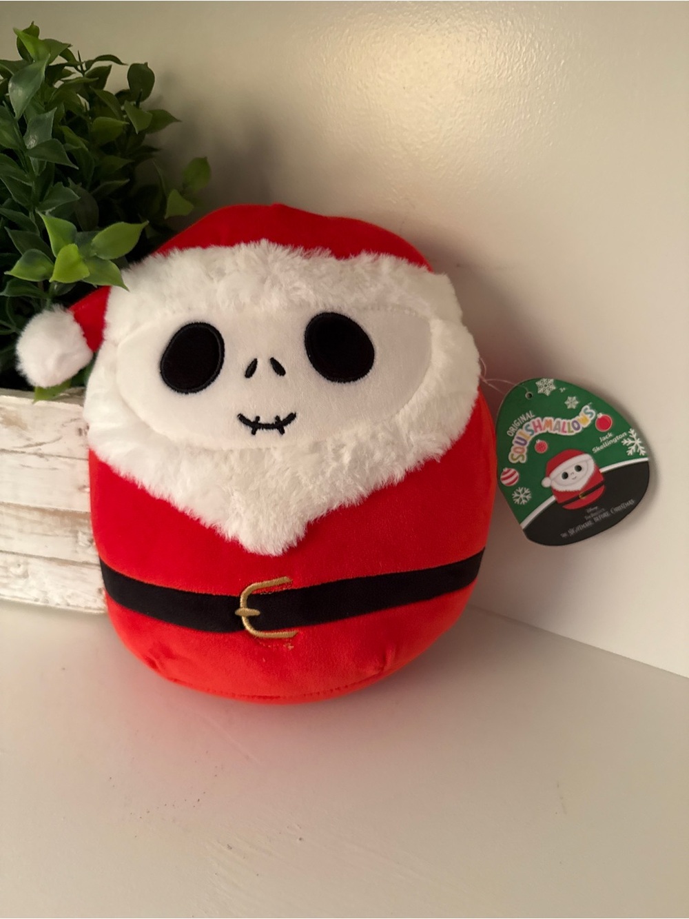 Squishmallows Jack Skellington "Sandy Claws" The Nightmare Before Christmas NEW